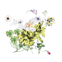 綠色植物鮮花png元素