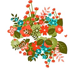 鮮花怒放png元素
