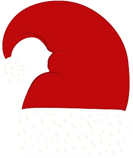 紅色帽尖png元素