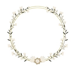 清新花環(huán)元素