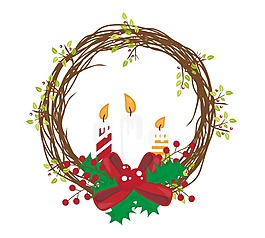2紅色蝴蝶結(jié)圣誕裝飾元素