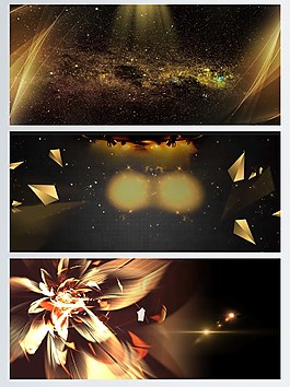 黑金大氣簡約年會背景圖