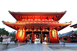 簡約城市景色日本旅游裝飾元素