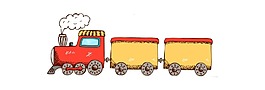 卡通蒸汽火車png元素
