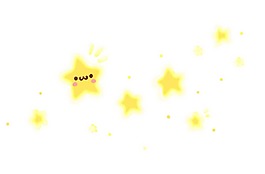 卡通黃色五角星png元素