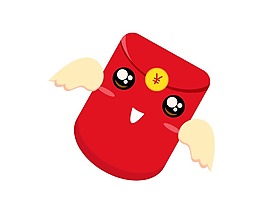 红包小天使png元素