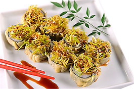 鮮美日式特色壽司料理美食產品實物