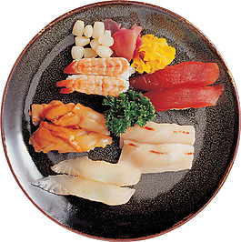 精美生鮮日式料理美食裝飾元素
