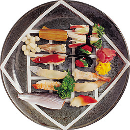 精致海鮮日式料理美食產品實物