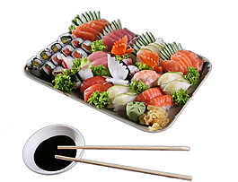 鮮美壽司料理美食產(chǎn)品實(shí)物
