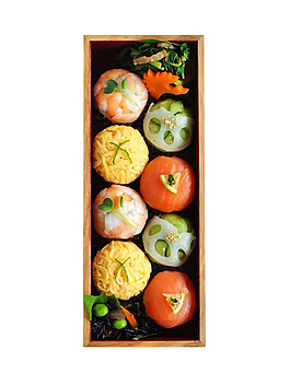 精致美食日式飯團(tuán)料理美食產(chǎn)品實(shí)物
