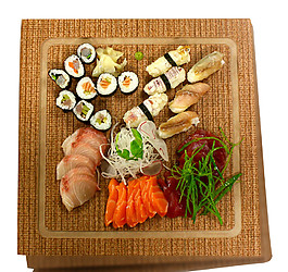 雅致壽司料理美食產(chǎn)品實(shí)物