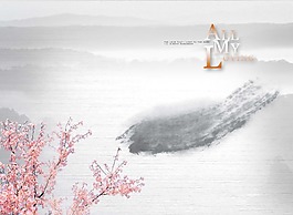 典雅中國(guó)風(fēng)海報(bào)背景設(shè)計(jì)