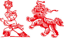 中國風(fēng)舞獅剪紙?jiān)?/>
                            </a>
                            <div   id=