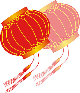 創(chuàng)意中式新年燈籠元素