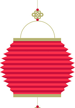 簡(jiǎn)約中國(guó)結(jié)燈籠元素