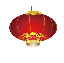 传统中式新年灯笼元素