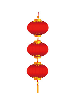 新年燈籠PNG元素設(shè)計