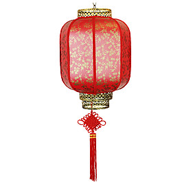 中式中国结灯笼元素