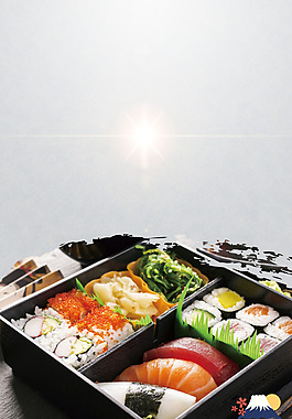 日本料理美食海報(bào)