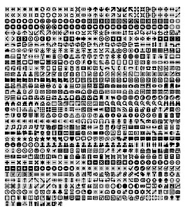 1000個常見的矢量應用圖標