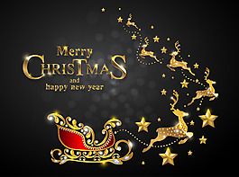 璀璨的圣誕馴鹿