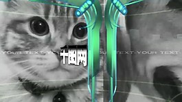 綠色科技圖片旋轉(zhuǎn)展示AE模板