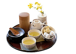 雅致陶瓷茶具套裝產品實物