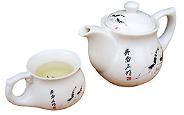 清新黑色花紋茶杯產(chǎn)品實(shí)物