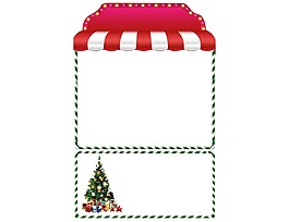 創(chuàng)意圣誕裝飾欄png元素