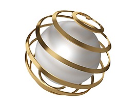 創(chuàng)意金屬珍珠png元素