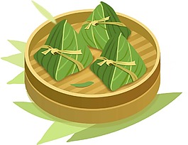 创意端午粽子png元素