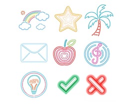 創(chuàng)意卡通符號(hào)png元素