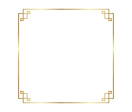 簡約線條邊框png元素
