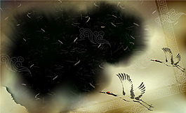 水墨畫中國(guó)風(fēng)