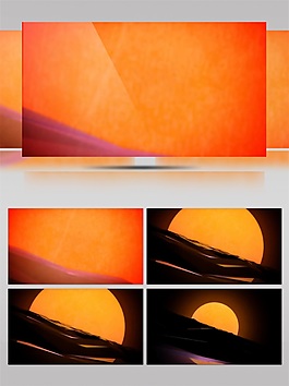 輝煌夕陽(yáng)高清視頻素材