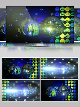 夢(mèng)幻光束高清視頻素材