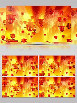 紅色春節(jié)剪紙高清視頻素材