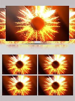 爆炸煙花高清視頻素材