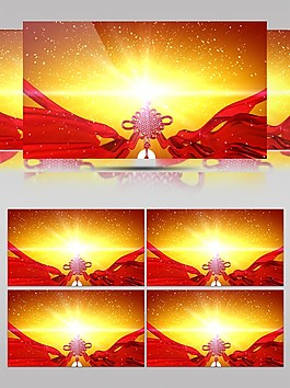 传统新年中国结高清视频素材