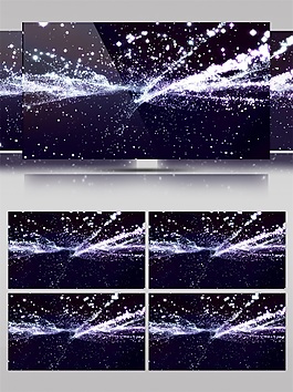 漫天星光高清視頻素材