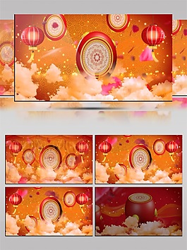 黃色光球高清視頻素材
