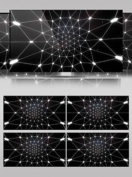 經(jīng)典炫目黑白燈光高清視頻素材