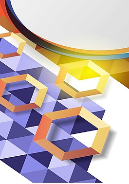 簡約漸變幾何背景