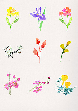 中國(guó)風(fēng)唯美簡(jiǎn)約蘭花桃花