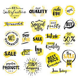 簡約時尚水彩圖標