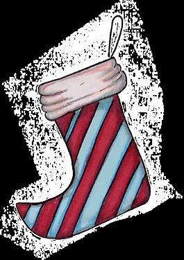 卡通襪子png透明素材