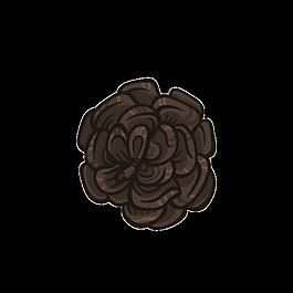 木紋花瓣png透明素材
