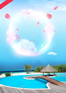 現(xiàn)代旅游海報(bào)背景設(shè)計(jì)