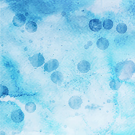 小清新藍(lán)色水墨背景